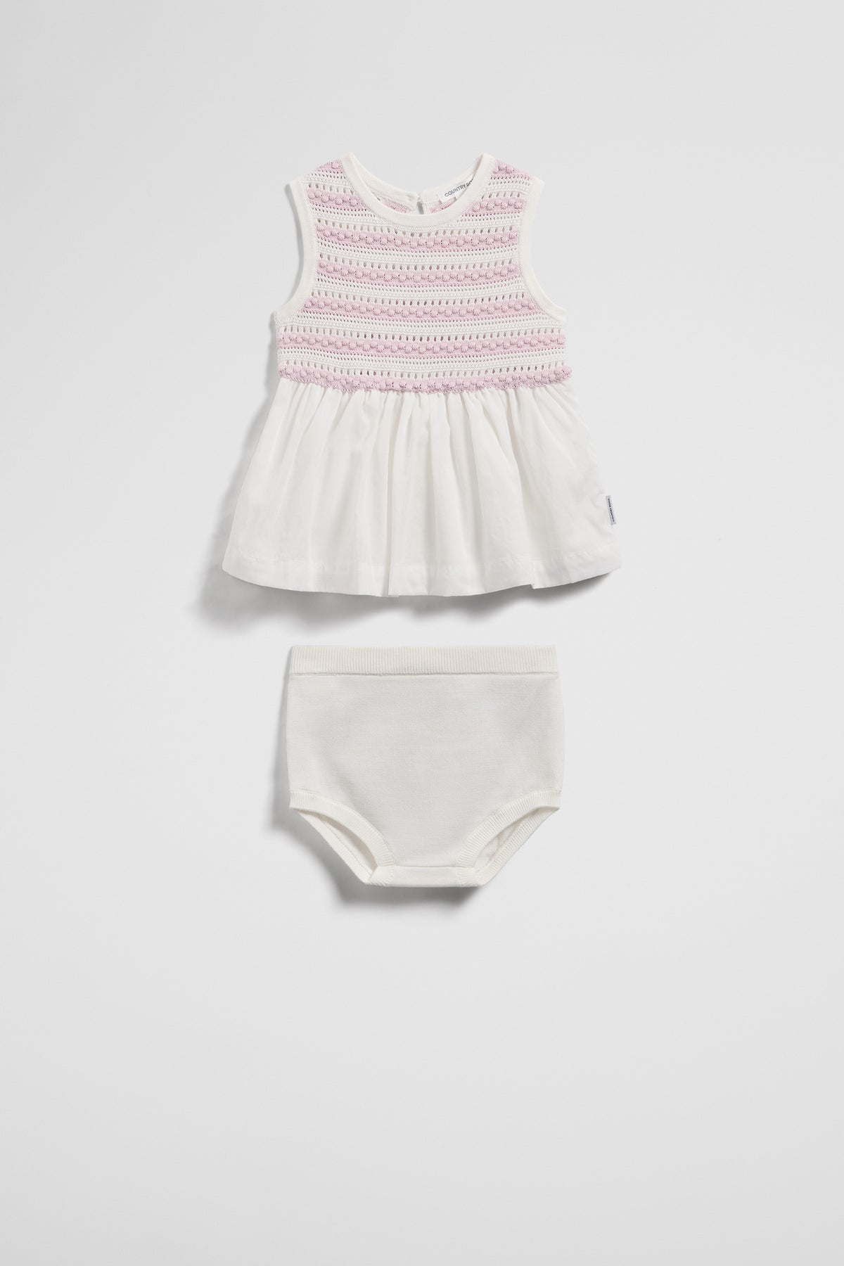 Australian Cotton Sleeveless Crochet Set