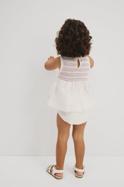 Australian Cotton Sleeveless Crochet Set