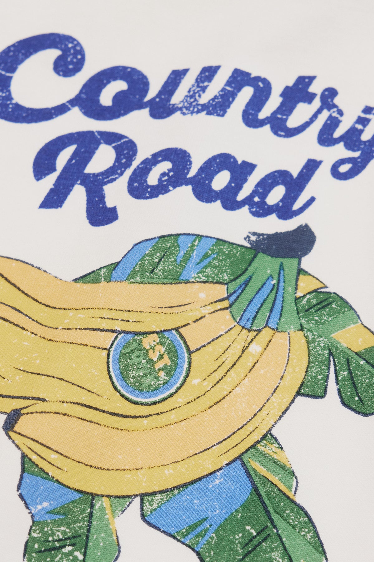 Australian Cotton Relaxed Fit Short Sleeve Banana T-Shirt