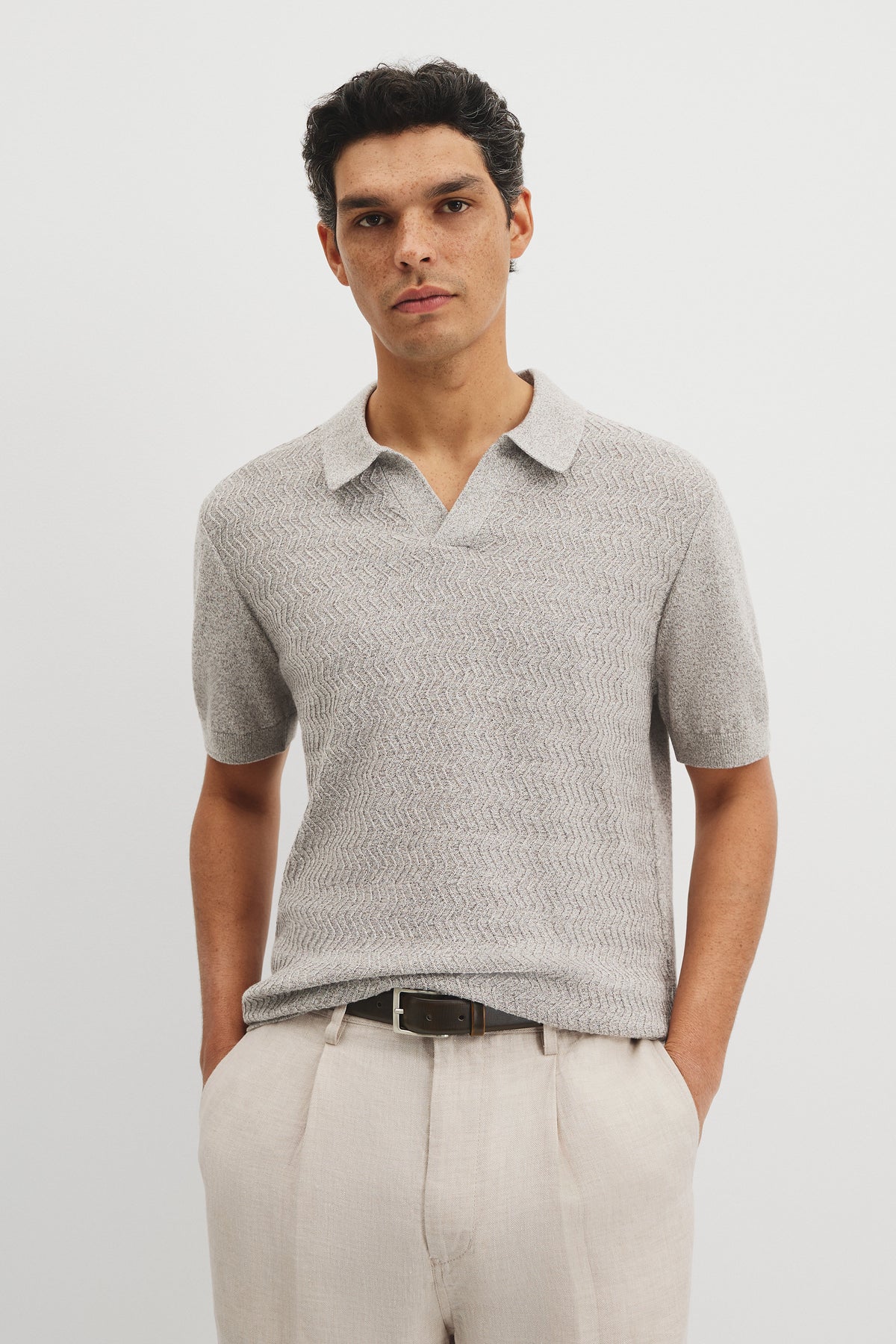 Wave Trophy Neck Polo
