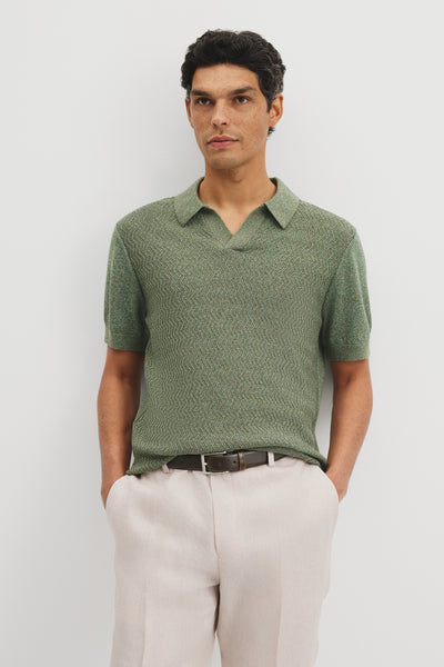 Wave Trophy Neck Polo