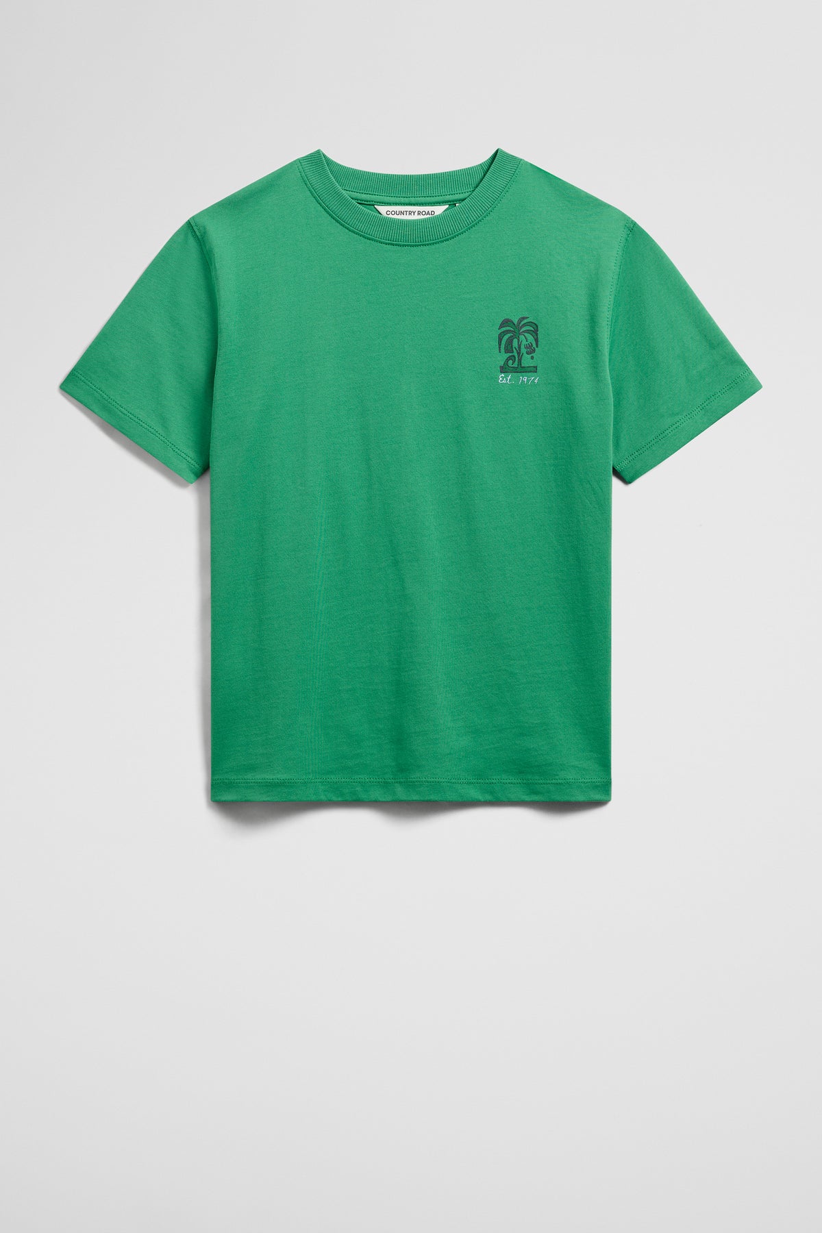 Australian Cotton Relaxed Fit Short Sleeve Jungle Print T-Shirt