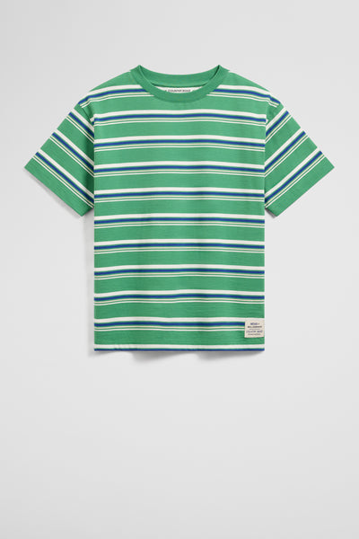 Australian Cotton Oversized Short Sleeve Stripe T-Shirt