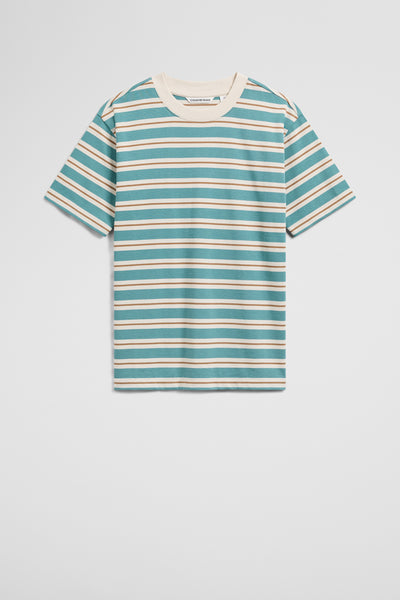 Teen Australian Cotton Relaxed Stripe Short Sleeve T-Shirt
