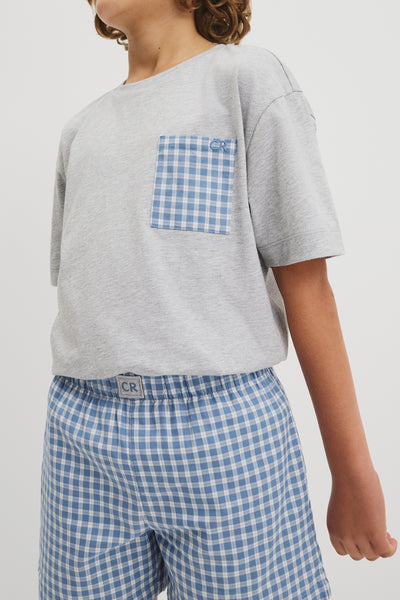 Teen Australian Cotton Short Sleeve Boxer Pyjama Set