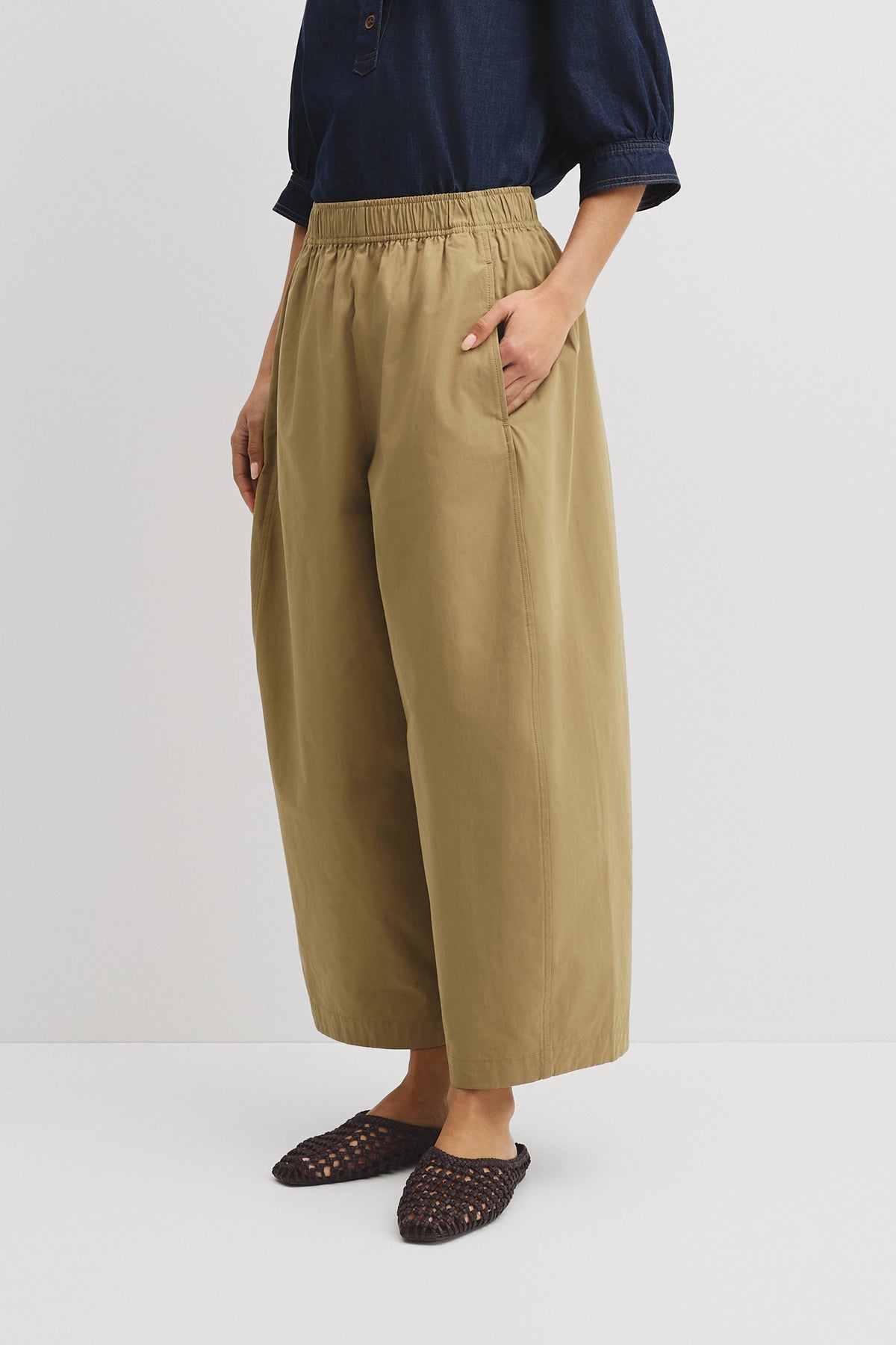 Australian Cotton Pull On Curve Pant