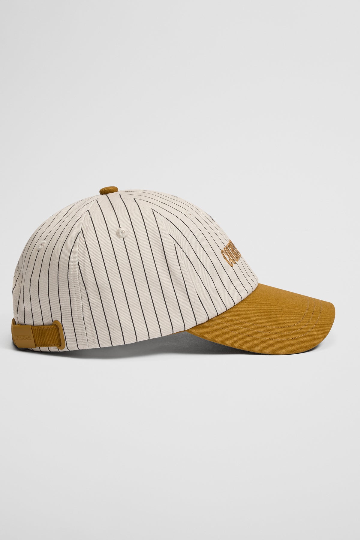 Australian Cotton Pinstripe Contrast Cap