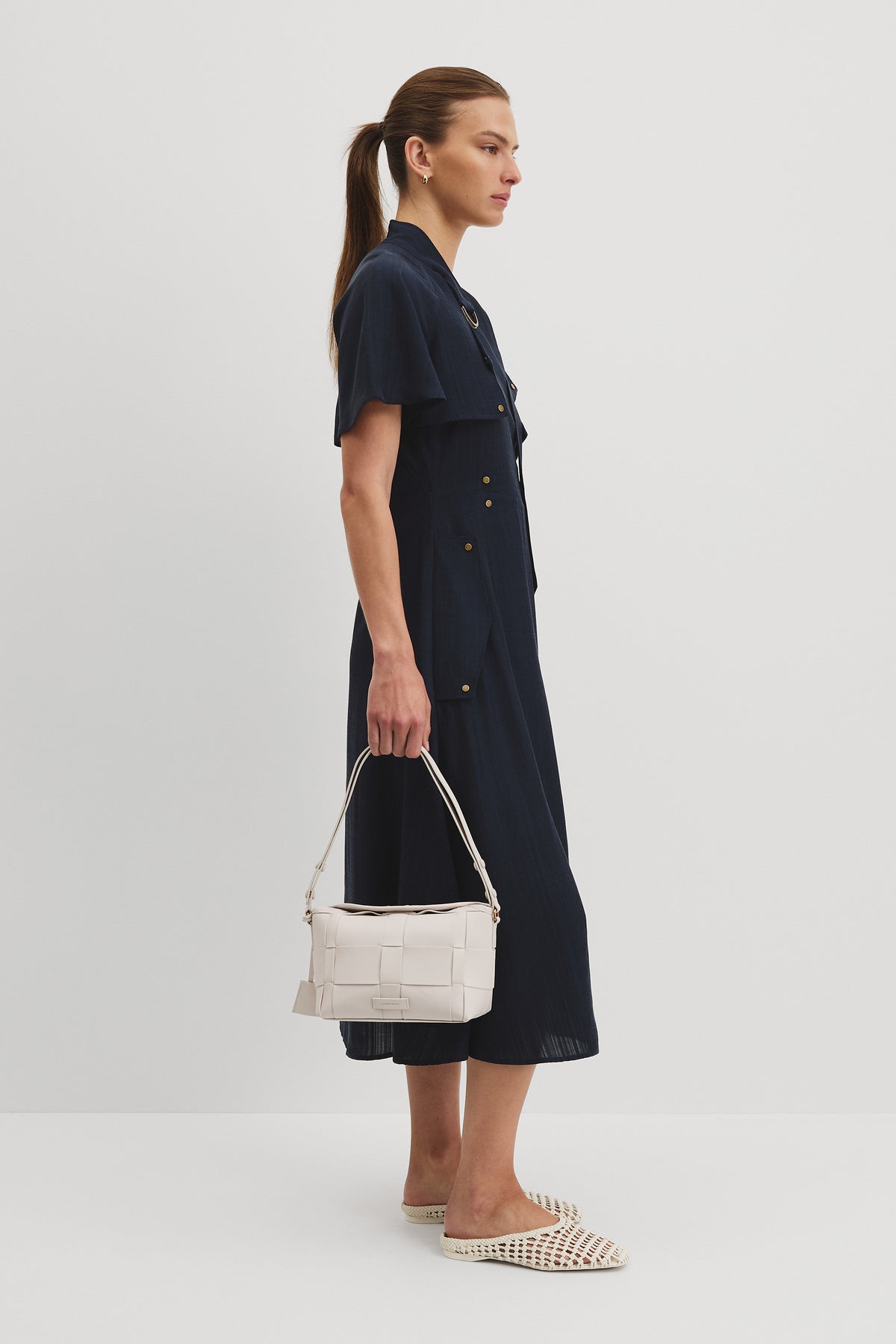 Clover Woven Crossbody