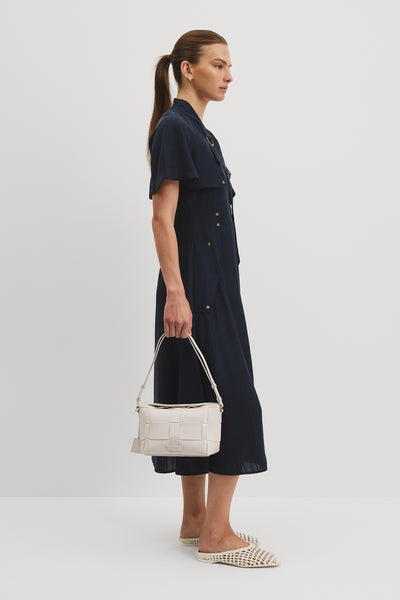 Clover Woven Crossbody