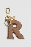 Leather Initial Keyring