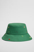 Australian Cotton Child Embroidered Bucket Hat