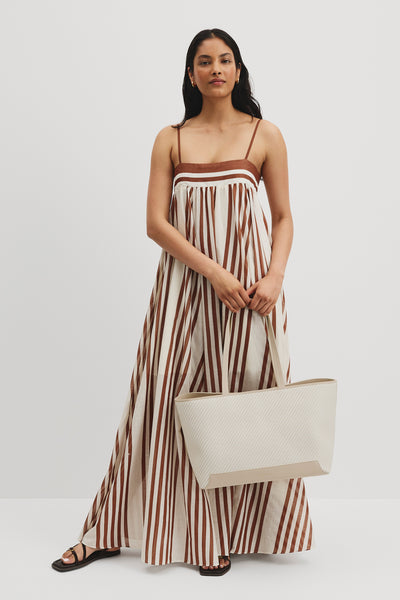 Olive Woven Tote