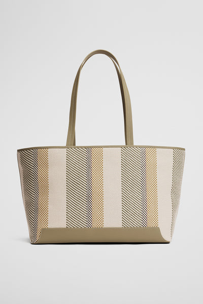 Olive Woven Tote