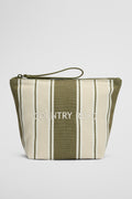 Australian Cotton Embroidered Heritage Tri Cosmetic Case