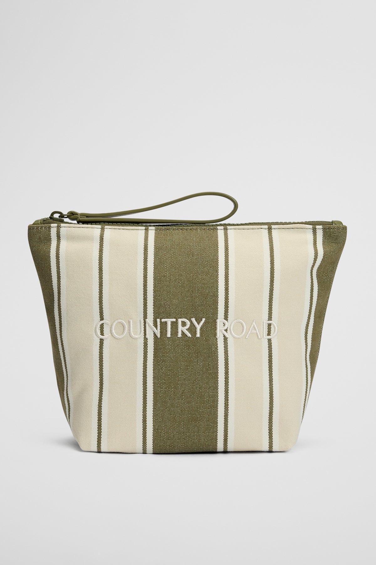 Australian Cotton Embroidered Heritage Tri Cosmetic Case