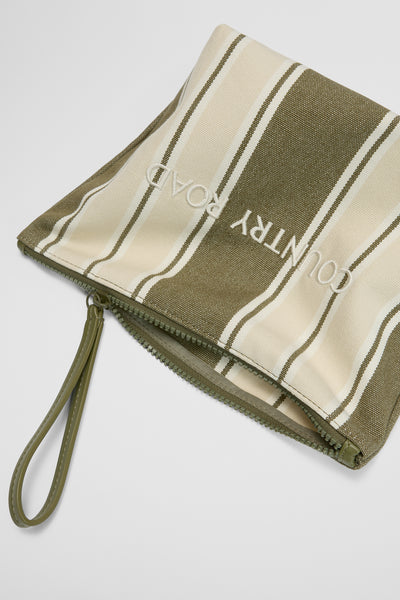 Australian Cotton Embroidered Heritage Tri Cosmetic Case