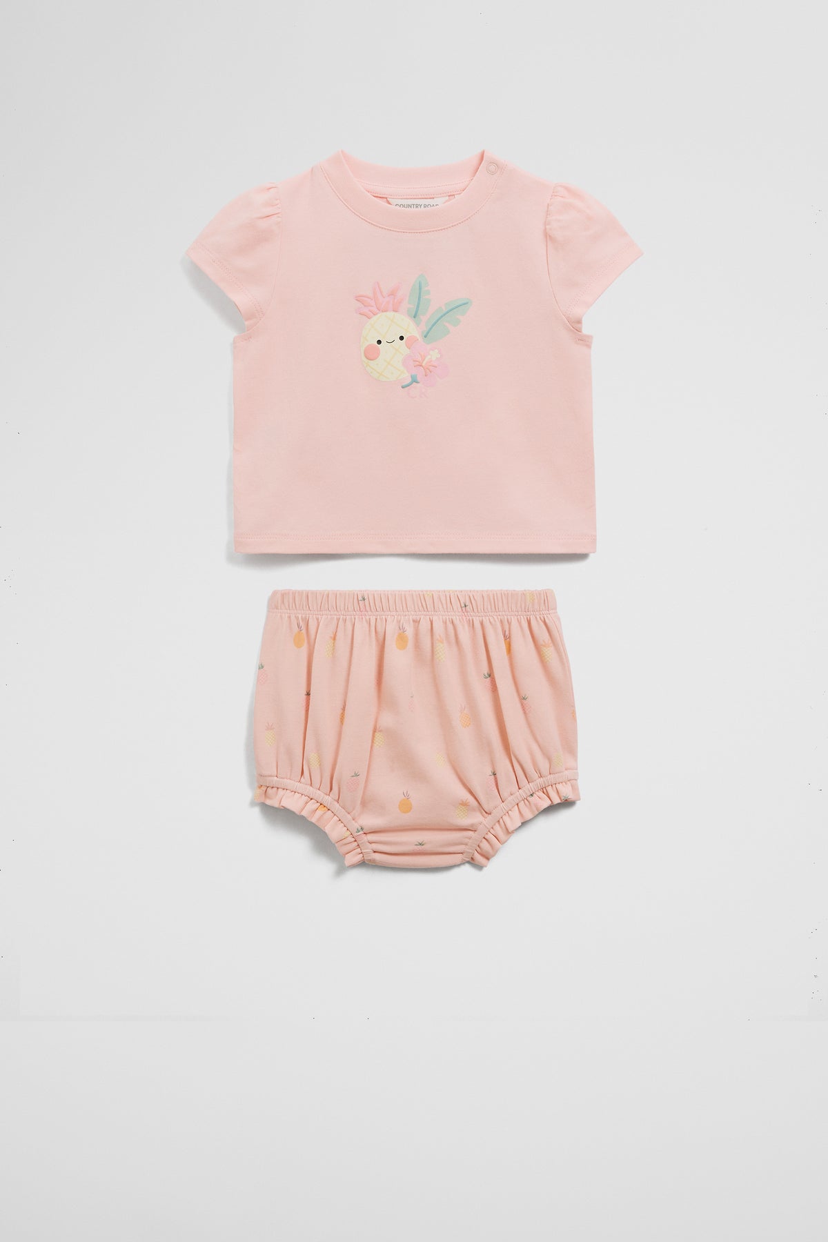 Organically Grown Cotton Jersey Bloomer Set