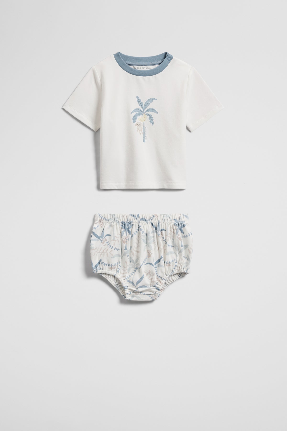 Organically Grown Cotton Jersey Bloomer Set