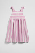 Australian Cotton Sleeveless Terry Stripe Dress
