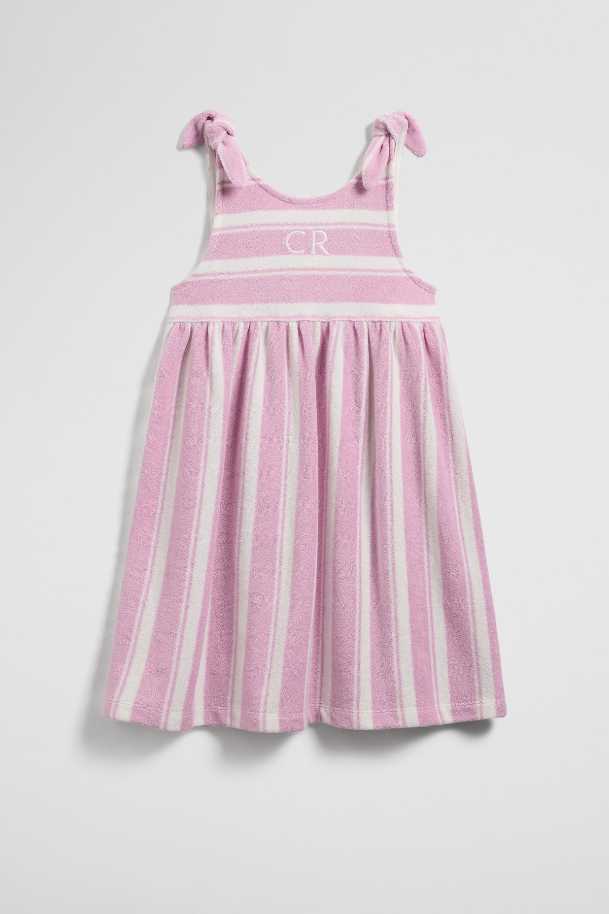 Australian Cotton Sleeveless Terry Stripe Dress
