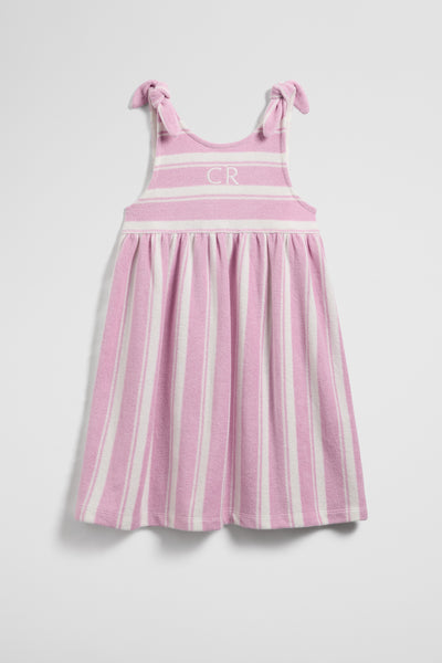 Australian Cotton Sleeveless Terry Stripe Dress