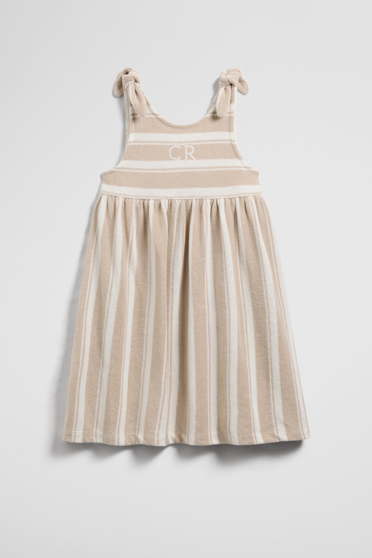 Australian Cotton Sleeveless Terry Stripe Dress