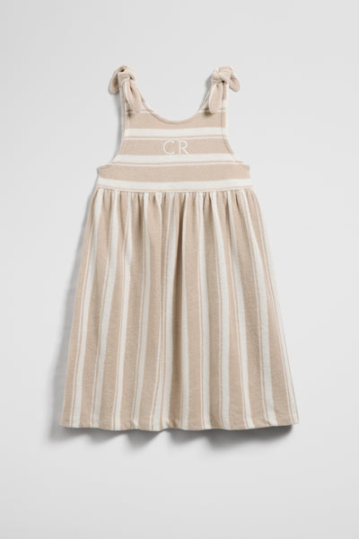 Australian Cotton Sleeveless Terry Stripe Dress
