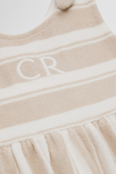 Australian Cotton Sleeveless Terry Stripe Dress