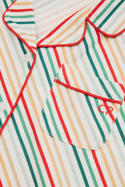 Australian Cotton Short Sleeve Festive Pyjama Set