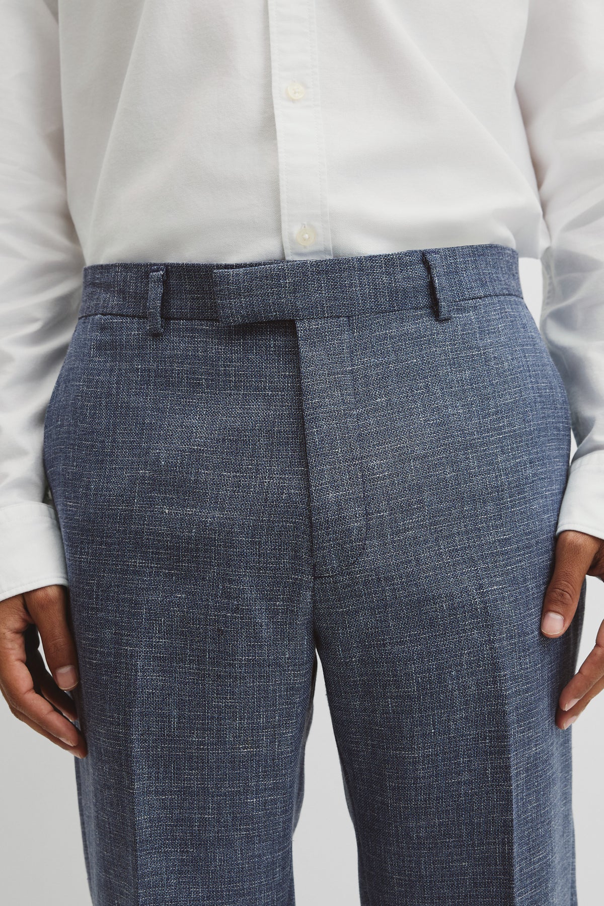 Regular Wool Houndstooth Pant
