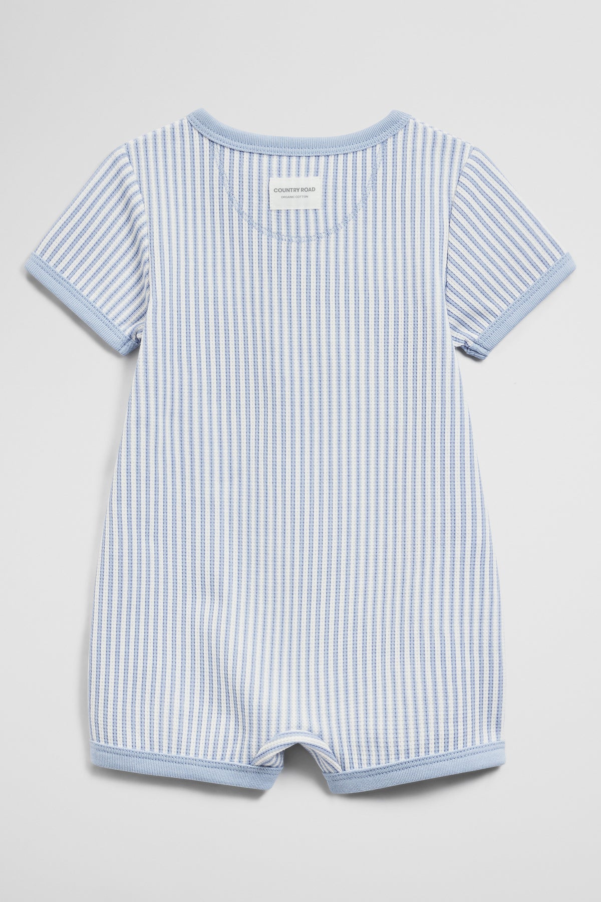 Short Sleeve Waffle Romper
