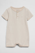 Short Sleeve Waffle Romper
