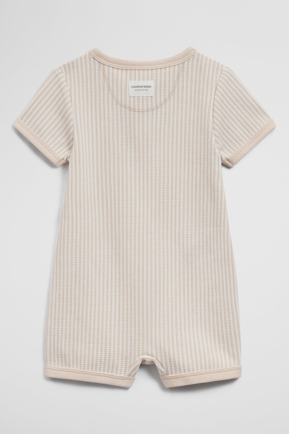 Short Sleeve Waffle Romper