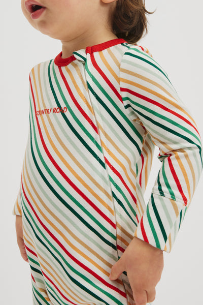 Organically Grown Cotton Jersey Print Jumpsuit