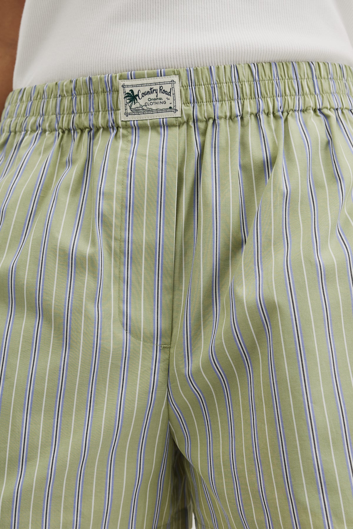 Organically Grown Cotton Striped Boxer Short