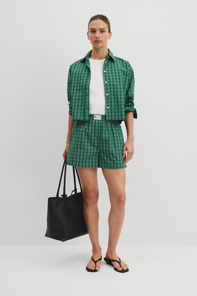 Check Boxer Short