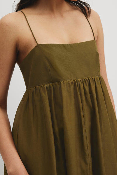 Gathered Maxi Dress