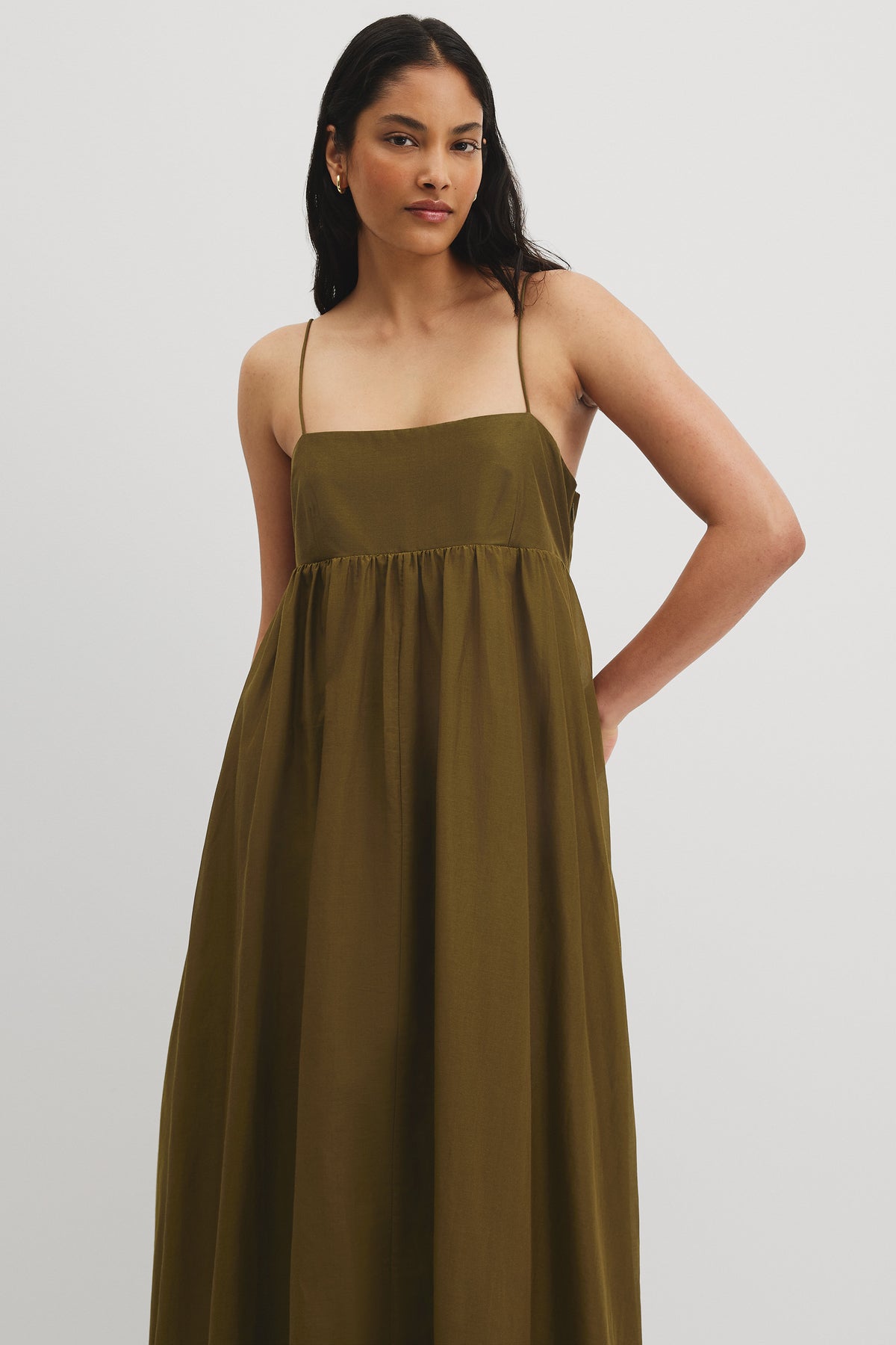 Gathered Maxi Dress