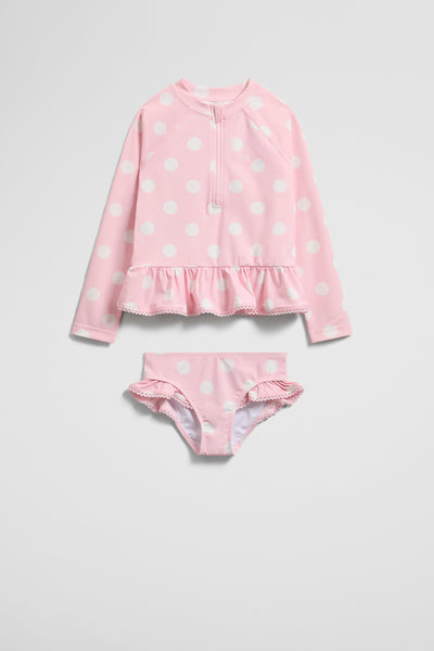 Long Sleeve Rash Vest & Brief Set