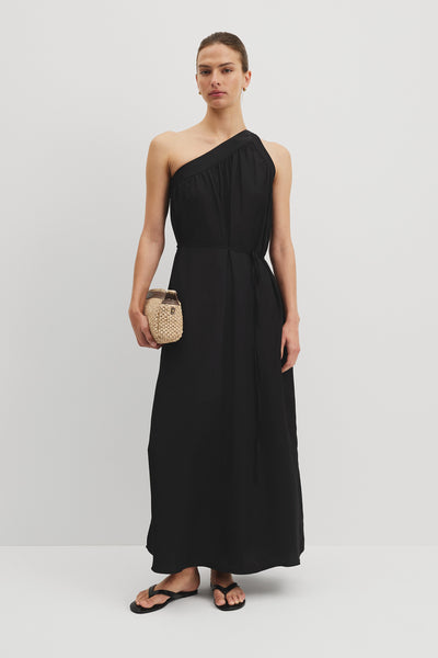 One Shoulder Maxi Dress