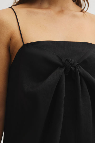 Tie Detail Midi Dress