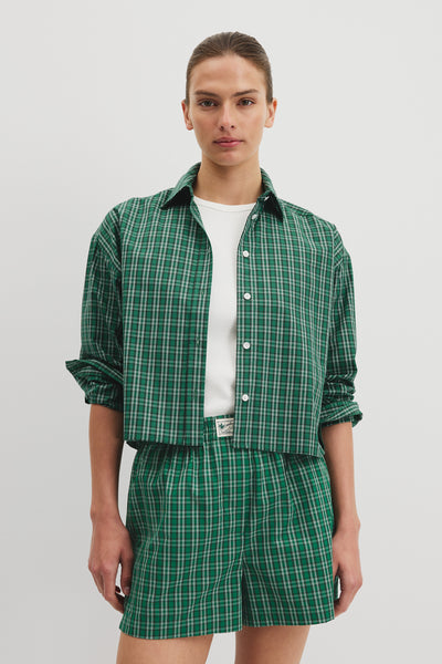 Check Boxy Shirt