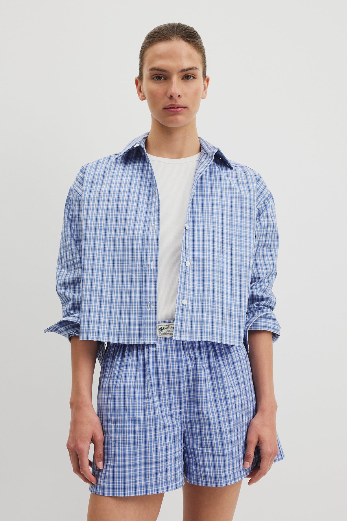 Check Boxy Shirt