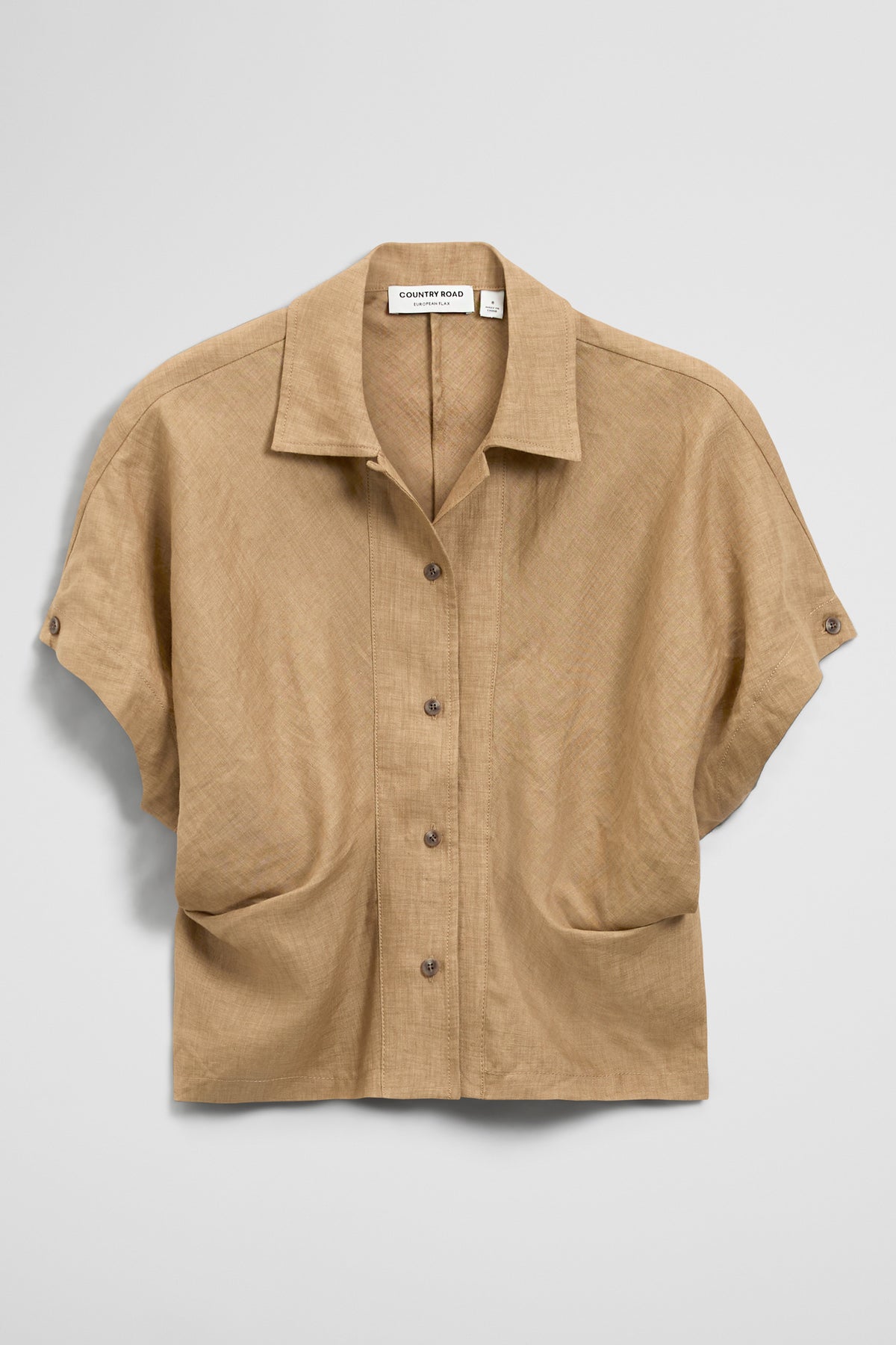 Bias Linen Shirt