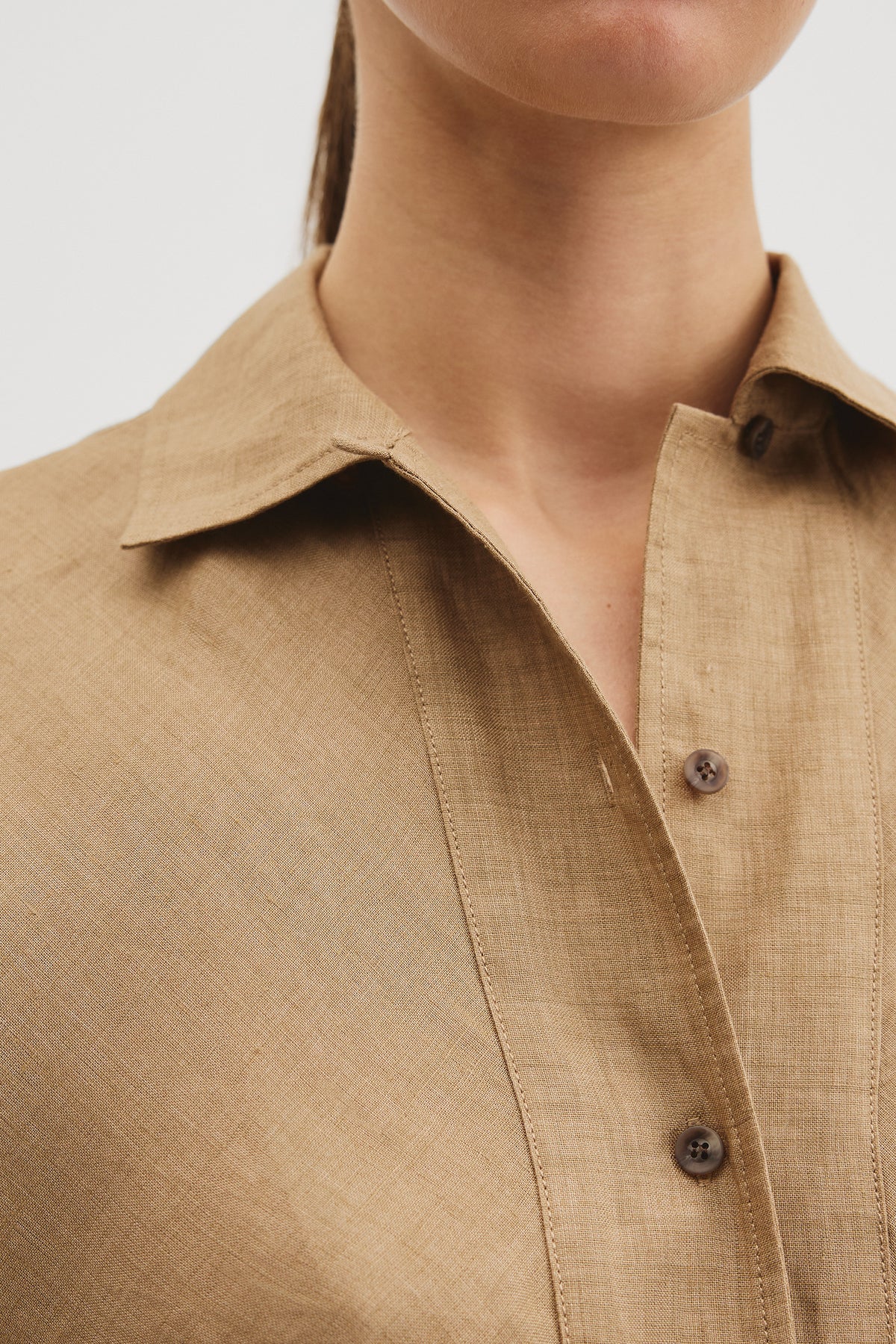 Bias Linen Shirt