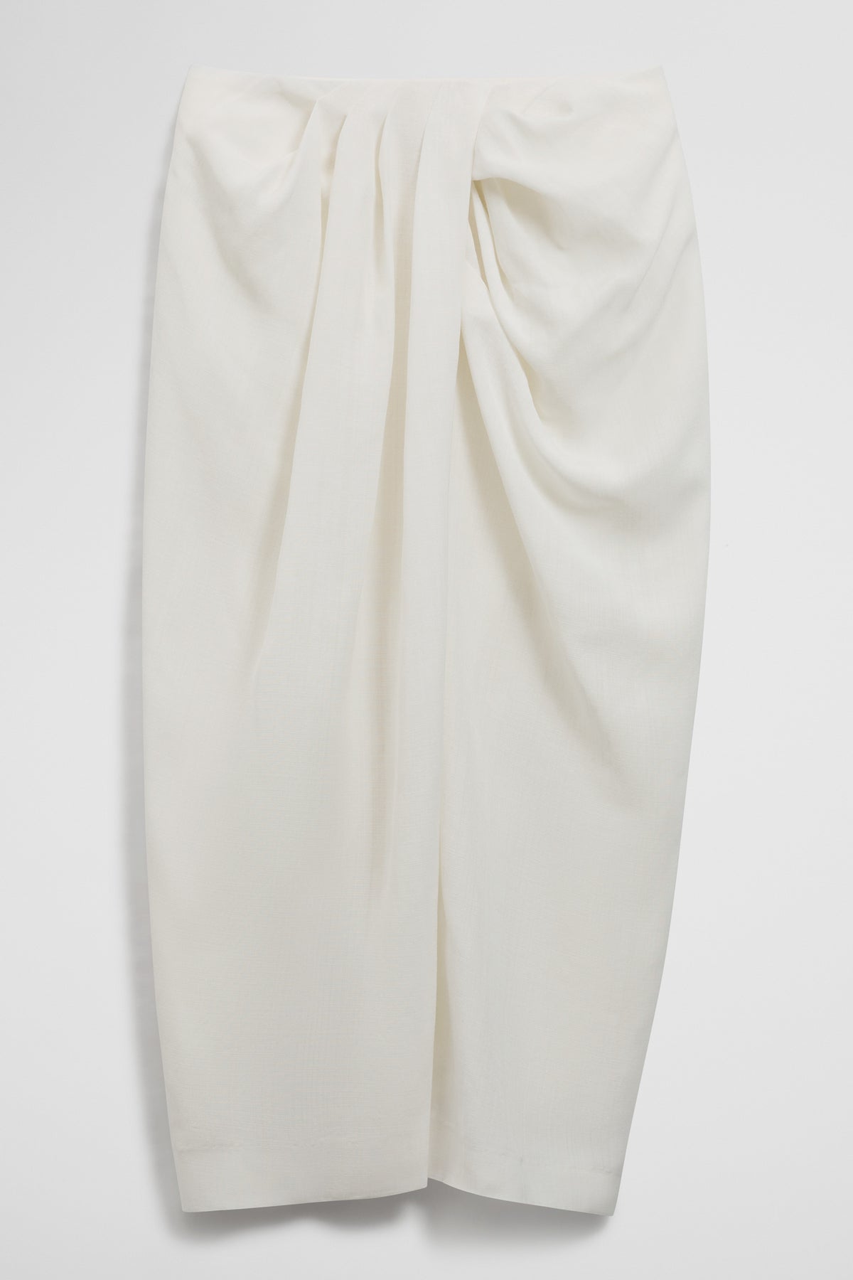 Knot Detail Midi Skirt
