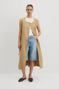 Canvas Longline Vest