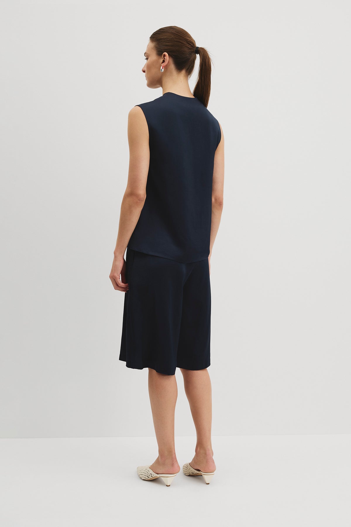 Drape Neck Blouse