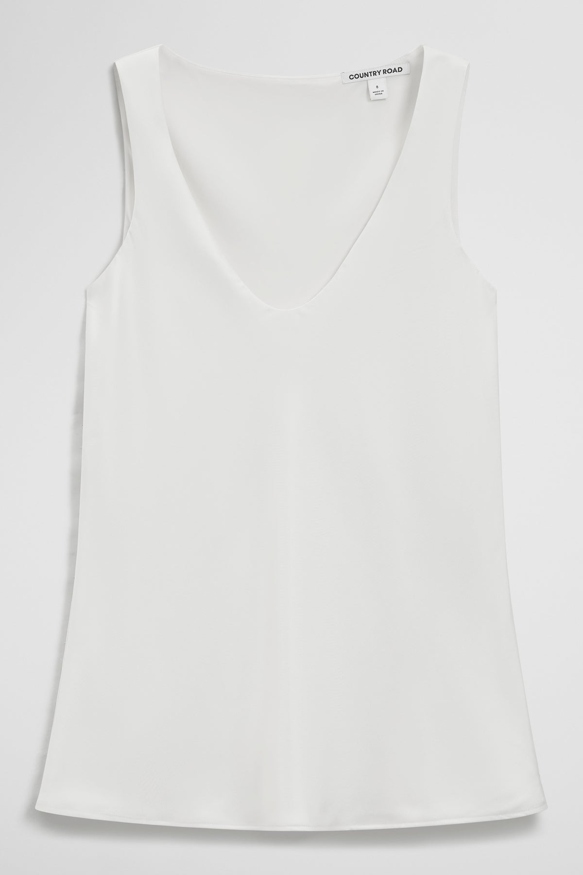 Silk Scoop Neck Tank