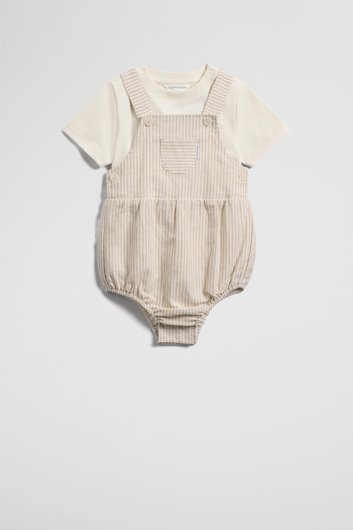 Linen Cotton Overall Set